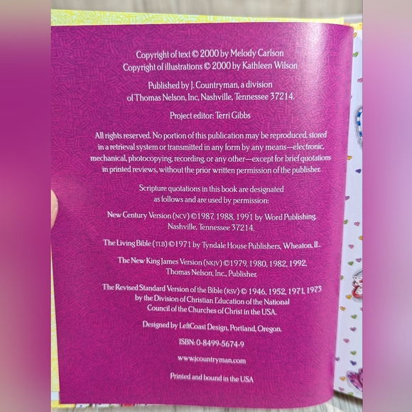 SISTERS AT HEART- Melody Carlson Sweet Stories Affirmations- Journal Book - Picture 4 of 15